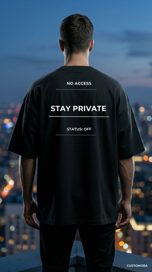 Minimal Typography T-Shirt