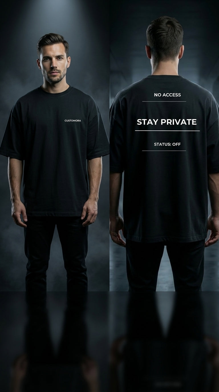 Minimal Typography T-Shirt